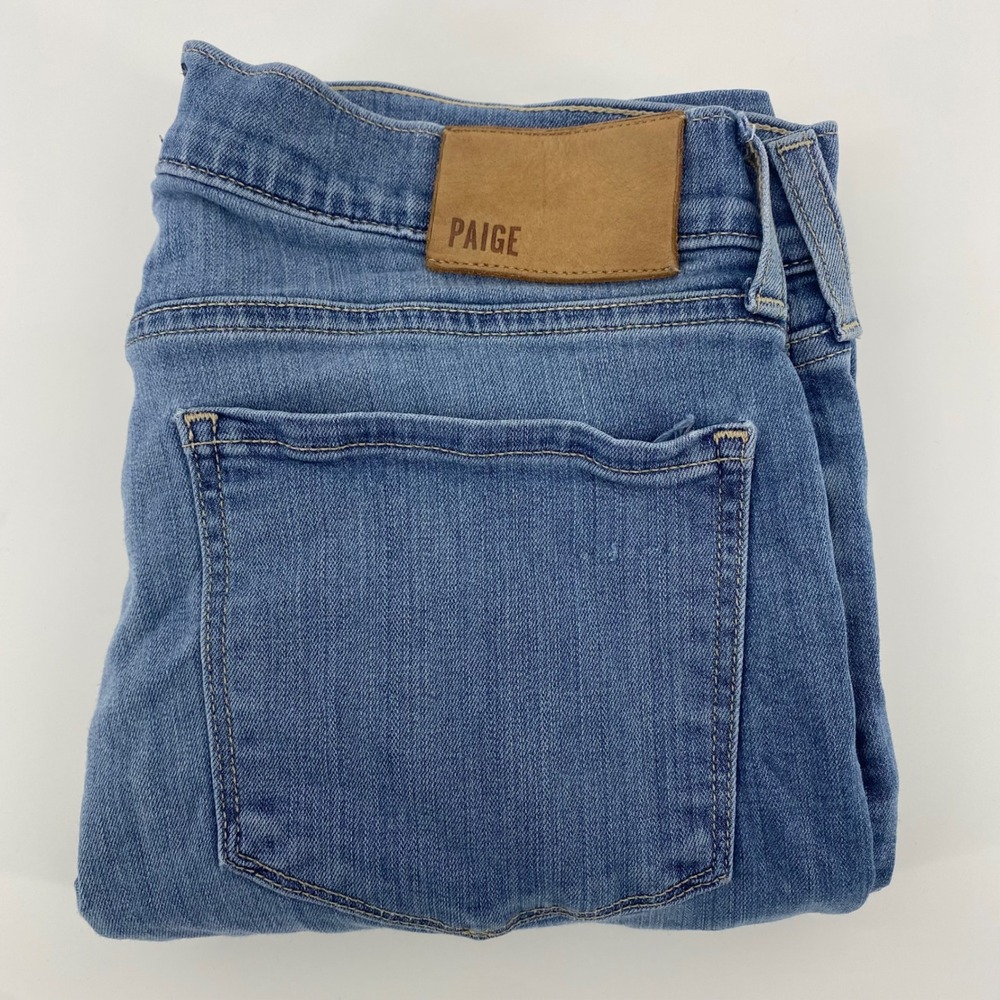 Paige Lennox Jeans Mens 30 Blue Slim Fit Stretch Denim Pants Medium Wash